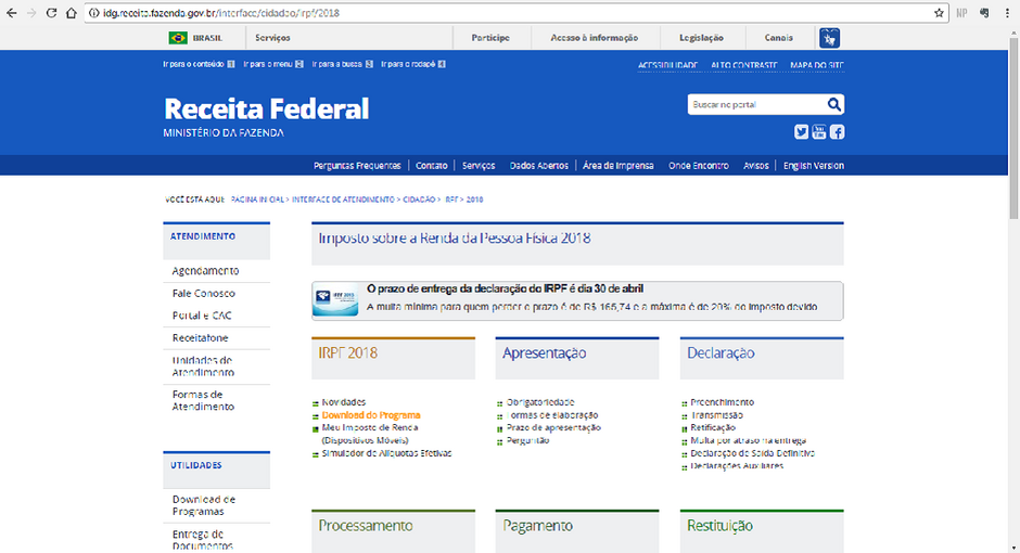 Receita libera amanhã consulta a lote residual do Imposto de Renda