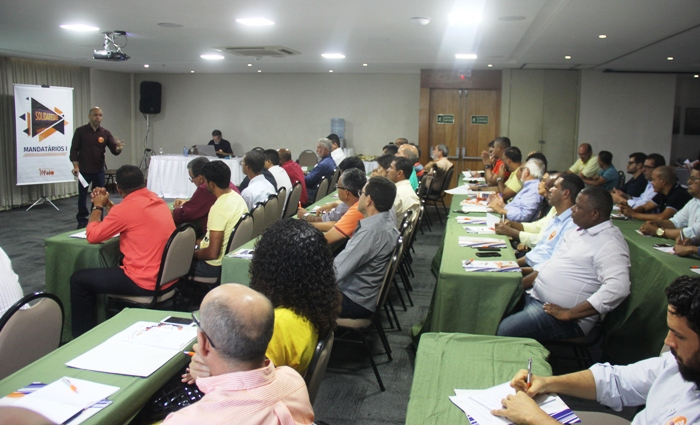 Lideranças do Solidariedade de toda Bahia estão reunidas em Salvador em evento de capacitação de pré-candidatos