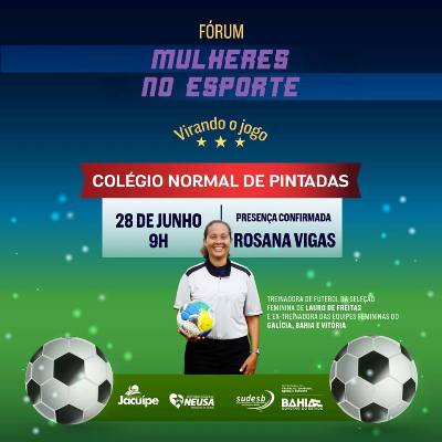 Bacia do Jacuípe realiza Fórum Mulheres no Esporte dia 28