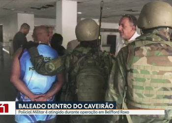 PM é baleado dentro de veículo blindado