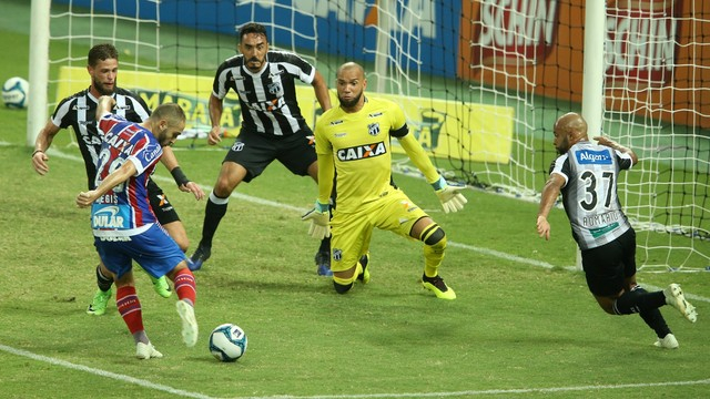 Bahia vence o Ceará fora de casa na estreia de Enderson Moreira; jogo de ida das semifinais da Copa do Nordeste