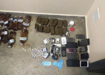 PM evita arremesso de maconha e celulares em presídio