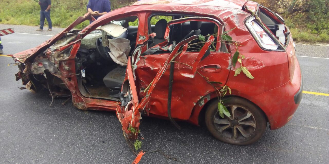 Acidente na estrada do feijão deixa morto e dois feridos