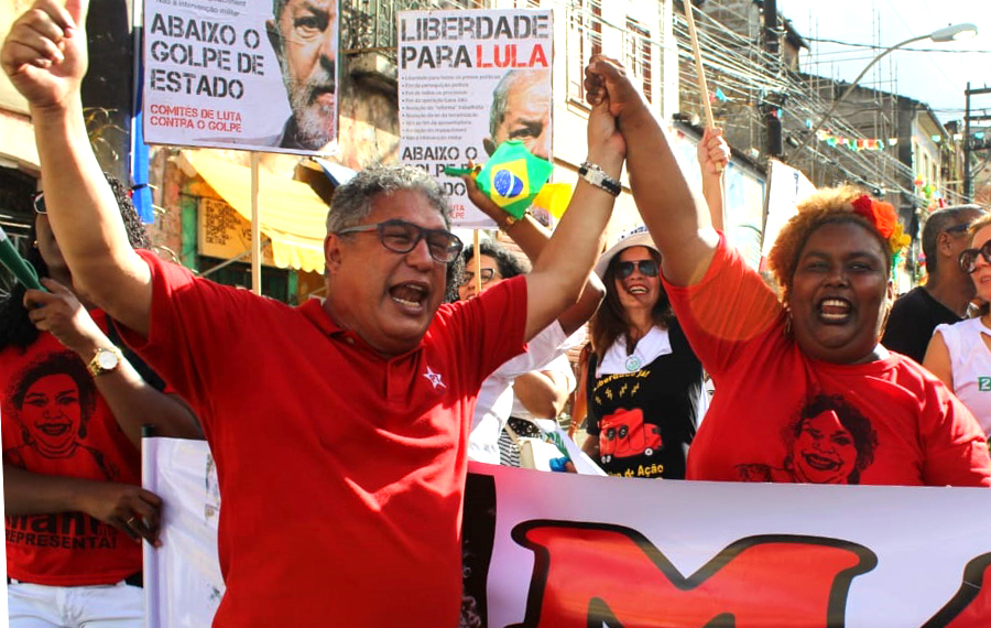 “O 2 de julho se torna também a luta pela liberdade do presidente lula”, afirma Rosemberg na Lapinha