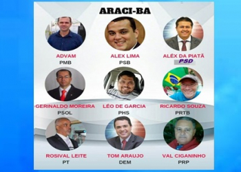 Pré-candidatos a deputado participarão de debate em Araci neste domingo
