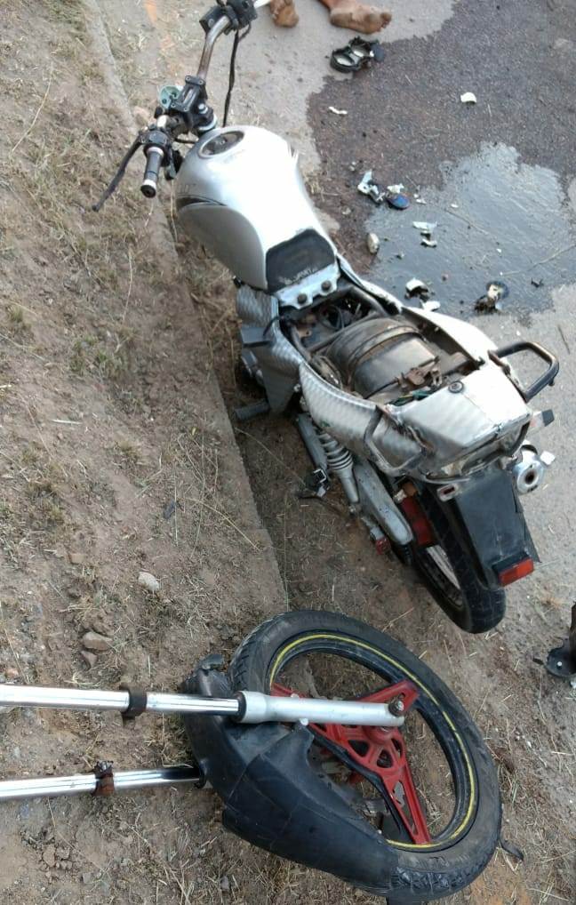 Coité – Motociclista fica gravemente ferido em acidente na Avenida Otacílio Gonçalves