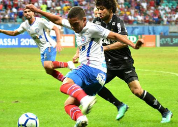 Em jogo emocionante com dois gols nos acréscimos, Bahia e Atlético Mineiro ficam no empate na Arena