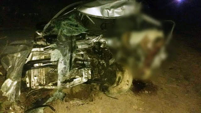 Motorista de carro de passeio morre ao colidir com caminhão na BR 324