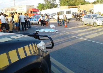 Feira: idosa morre após ser atropelada por moto no Anel de Contorno