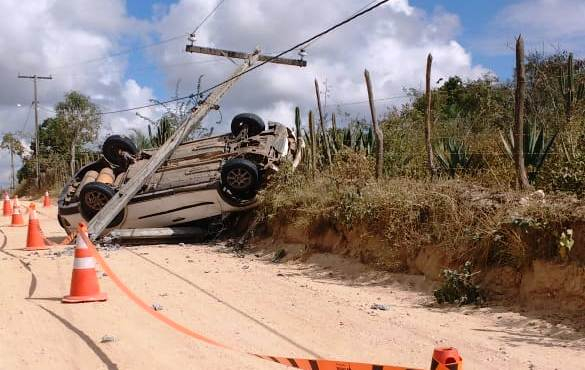 Irmão de vereador de Valente sofre acidente na estrada de Valilândia
