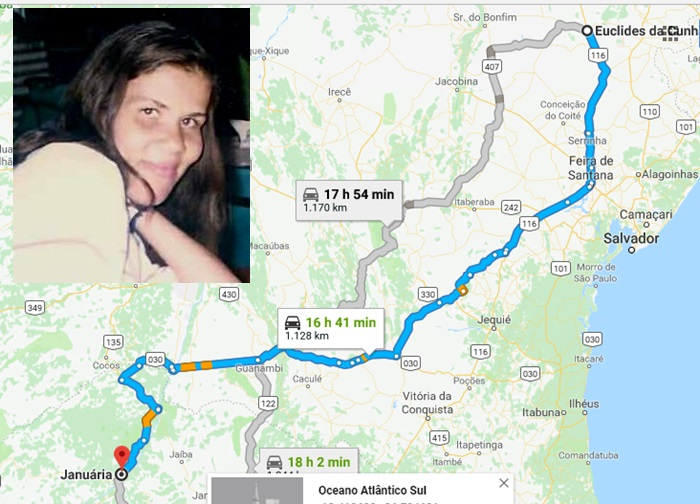 Corpo de médica vítima de acidente próximo a Euclides da Cunha foi enterrado em Januária – MG