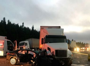 Casal morre e filhos ficam feridos em acidente na BR-116