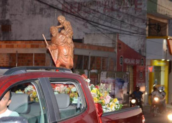 Capim Grosso – Procissão e missa marcaram o Dia de São Cristóvão padroeiro do município e dos motoristas