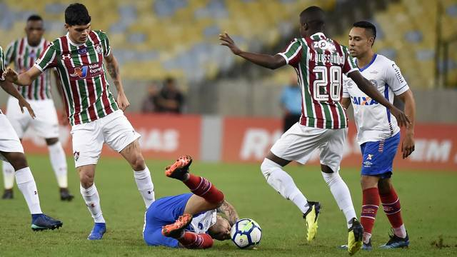 Na raça Bahia arranca empate contra o Fluminense no Maracanã