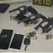 Trio morre em confronto com a PM na BR-324 após assaltar pedestres; celulares e armas foram apreendidos