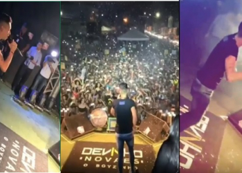 Sátiro Dias II – Em festa de 60 anos de emancipação do município, Devinho Novaes canta para mais de 10 mil pessoas