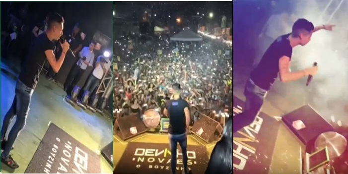 Sátiro Dias II – Em festa de 60 anos de emancipação do município, Devinho Novaes canta para mais de 10 mil pessoas