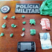 Coité – individuo é flagrado pela PM comercializando droga e é apresentado a delegacia