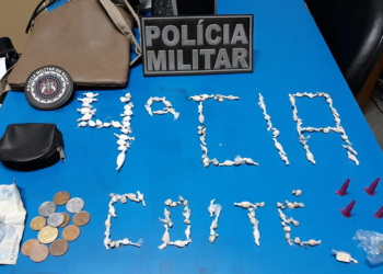 Coité – Jovem é presa e adolescentes apreendidos com 88 pedras de crack e 25 pinos de cocaína