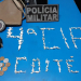Coité – Jovem é presa e adolescentes apreendidos com 88 pedras de crack e 25 pinos de cocaína