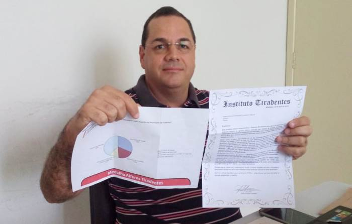 Secretário da Prefeitura de Valente recusou a proposta para receber diploma do Instituto Tiradentes