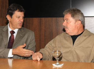 PT indica Haddad para vice na chapa presidencial encabeçada por Lula