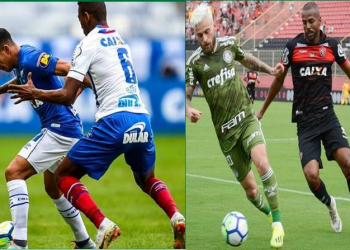 Na última rodada do 1º turno, Bahia empata com Cruzeiro fora e Vitória perde em casa pra o Palmeiras