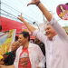 Oficializado candidato a presidente pelo PT, Haddad participa de caminhada com Rui Costa em Jequié