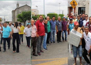 Santaluz II – divididos “em alas” lideranças políticas assistem ao desfile do 7 de Setembro