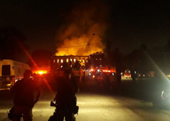 Incêndio atinge Museu Nacional do Rio de Janeiro