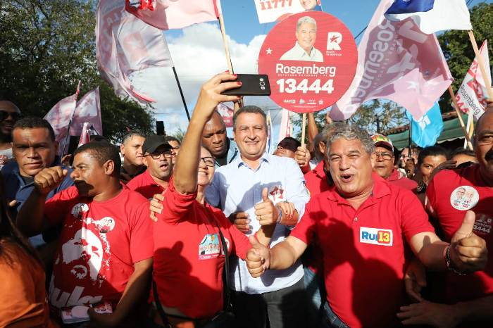 População do Médio Sudoeste baiano recepciona Rosemberg Pinto, Rui Costa, João Leão, Jaques Wagner e Angelo Coronel