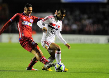 Bahia perde para o São Paulo pelo placar minimo no Morumbi