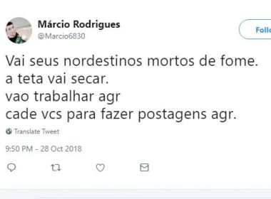 Nordeste volta a ser alvo de xenofobia por dar maioria dos votos a Haddad
