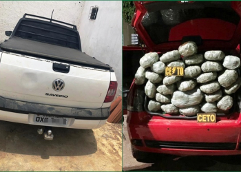 Serrinha – Guarnição da CETO recupera carro com restrição de roubo e intercepta outro com grande quantidade de maconha na BR 116