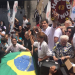 Em caminhada em SP, Haddad agradece apoio de Joaquim Barbosa