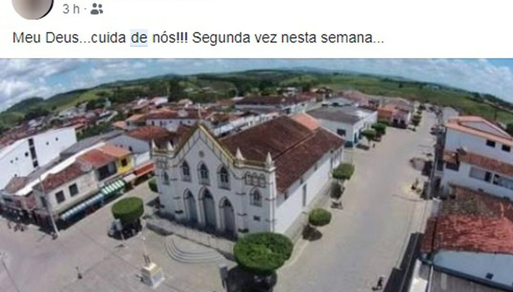 Moradores do centro sul da Bahia relatam tremores de terra na região