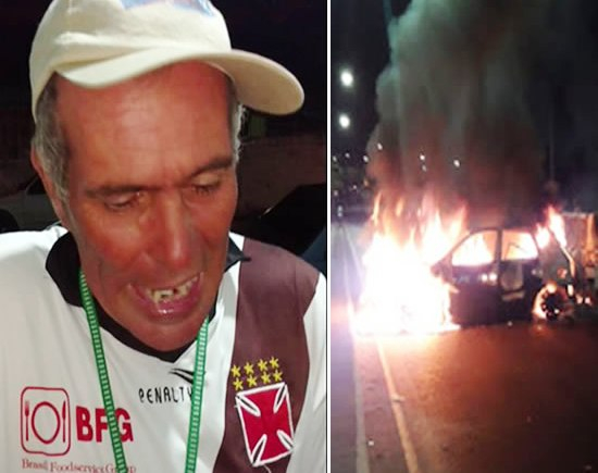 MA – Homem levado como refém após assalto a banco disse que camisa do Vasco salvou sua vida