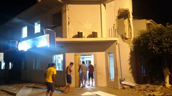 Quadrilha explode Banco do Brasil de Andorinha