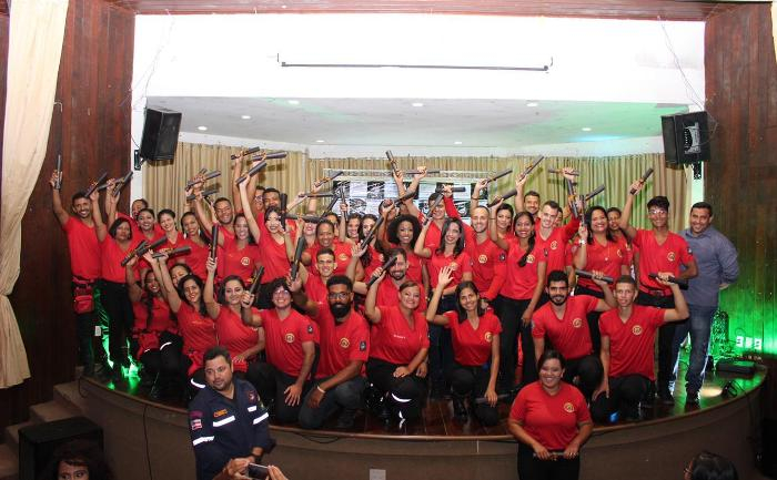 Coité – Durante solenidade UNEP certifica novos socorristas e bombeiros profissionais