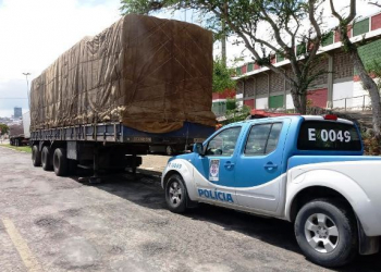 Decarga recupera 45 toneladas de madeira roubada em Araci