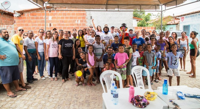 Riachão do Jacuípe – Bairro Santa Mônica recebeu o Retratos de Esperança Solidário