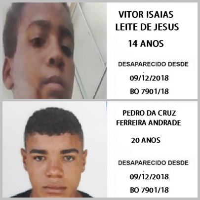 Jovens que estavam desaparecidos em Feira de Santana são encontrados mortos em fazenda de Anguera