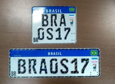 Justiça determina que Detran-BA suspenda implantação da placa Mercosul na Bahia