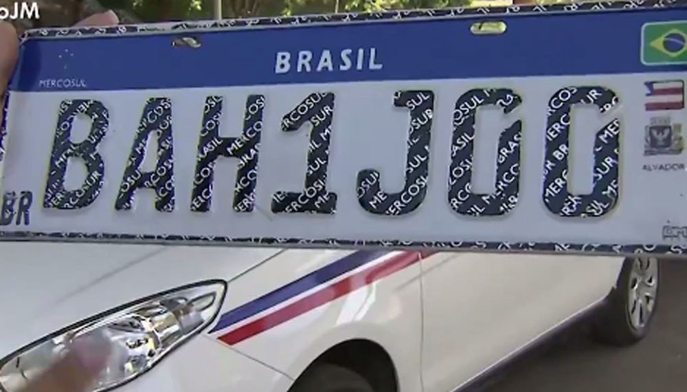Nova placa Mercosul passa a valer na Bahia a partir desta quarta