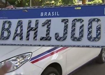 Nova placa Mercosul passa a valer na Bahia a partir desta quarta