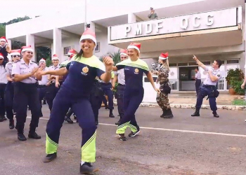 Ao som de ‘Happy’, policiais militares do DF fazem vídeo de boas festas e desafiam PMs de outros estados a fazerem o mesmo
