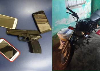 Coité – Polícia Militar apresenta a Delegacia um adulto e dois menores após realizarem assalto no Bairro Sonho Meu