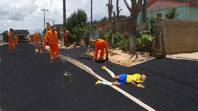 PR – Prefeitura faz montagem em foto com uso de Photoshop de obra e vira meme
