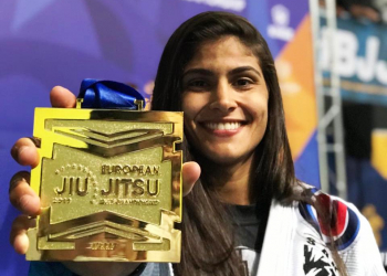 Coiteense Michelle Oliveira vence competição de Jiu-Jitsu disputada na Europa