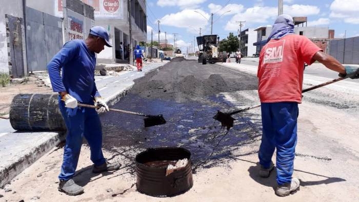 Presidente do Consisal inspeciona obra realizada pelo Consórcio na cidade de Barrocas